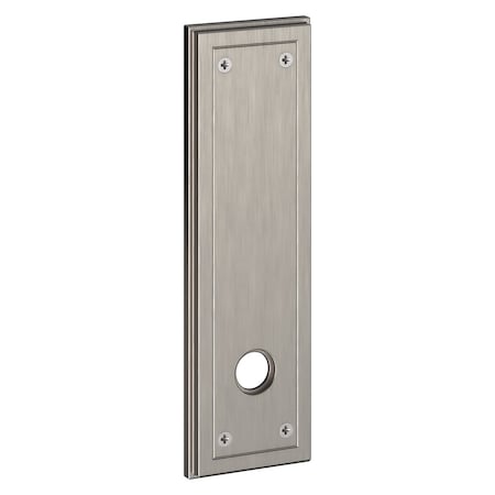 Baldwin Full Dummy Rosettes Lifetime Satin Nickel R051.056.FD